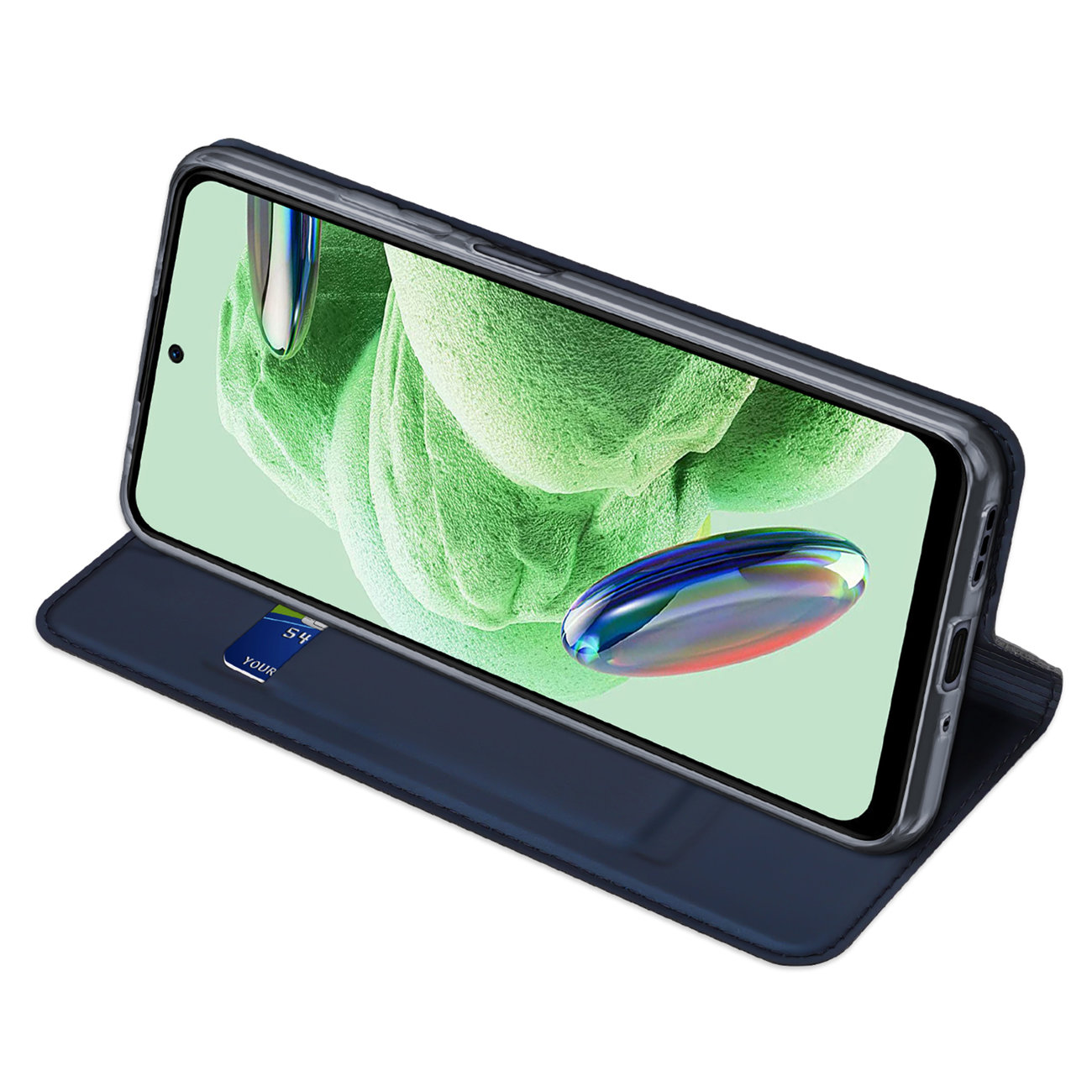 Etui zamykane z klapk i magnesem Dux Ducis Skin Pro niebieski Xiaomi Redmi Note 12 Pro / 6