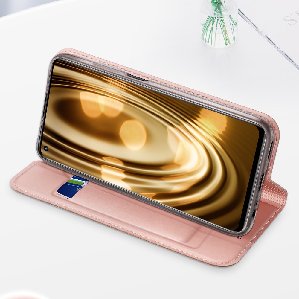 Etui zamykane z klapk� i magnesem Dux Ducis Skin Pro niebieski Xiaomi Redmi Note 9T 5G / 12