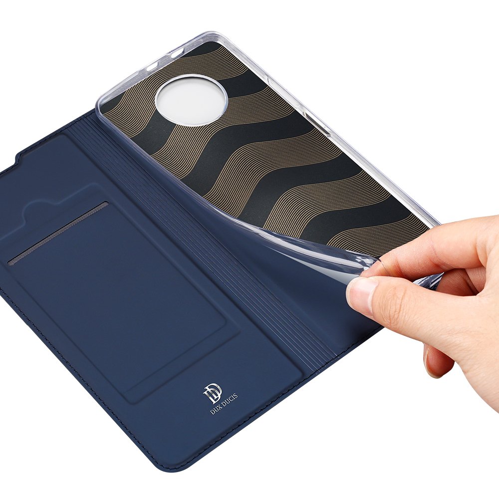 Etui zamykane z klapk i magnesem Dux Ducis Skin Pro niebieski Xiaomi Redmi Note 9T 5G / 8