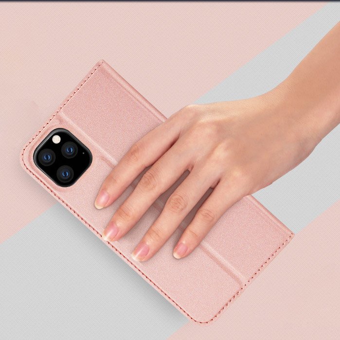 Etui zamykane z klapką i magnesem Dux Ducis Skin Pro różowy Apple iPhone 11 Pro / 8 Etui zamykane z klapką i magnesem Dux Ducis Skin Pro różowy Apple iPhone 11 Pro / 8
