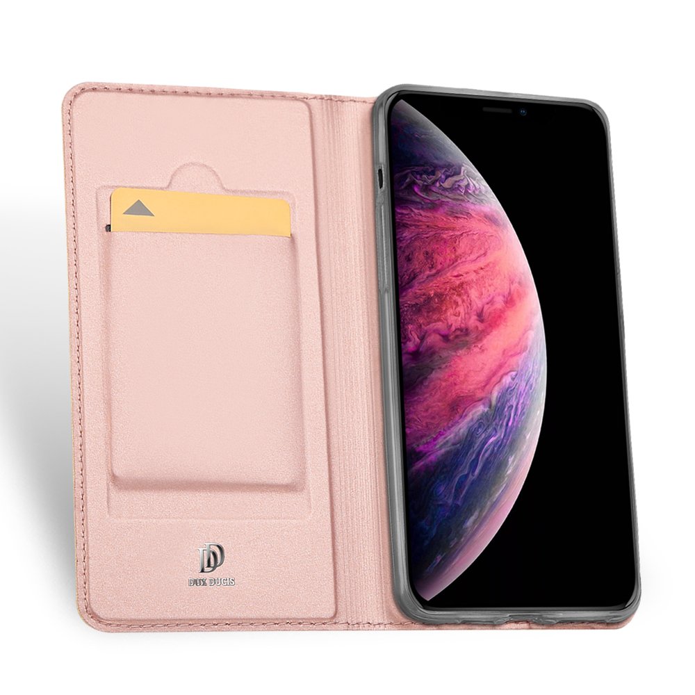 Etui zamykane z klapką i magnesem Dux Ducis Skin Pro różowy Apple iPhone 11 Pro Max / 3 Etui zamykane z klapką i magnesem Dux Ducis Skin Pro różowy Apple iPhone 11 Pro Max / 3
