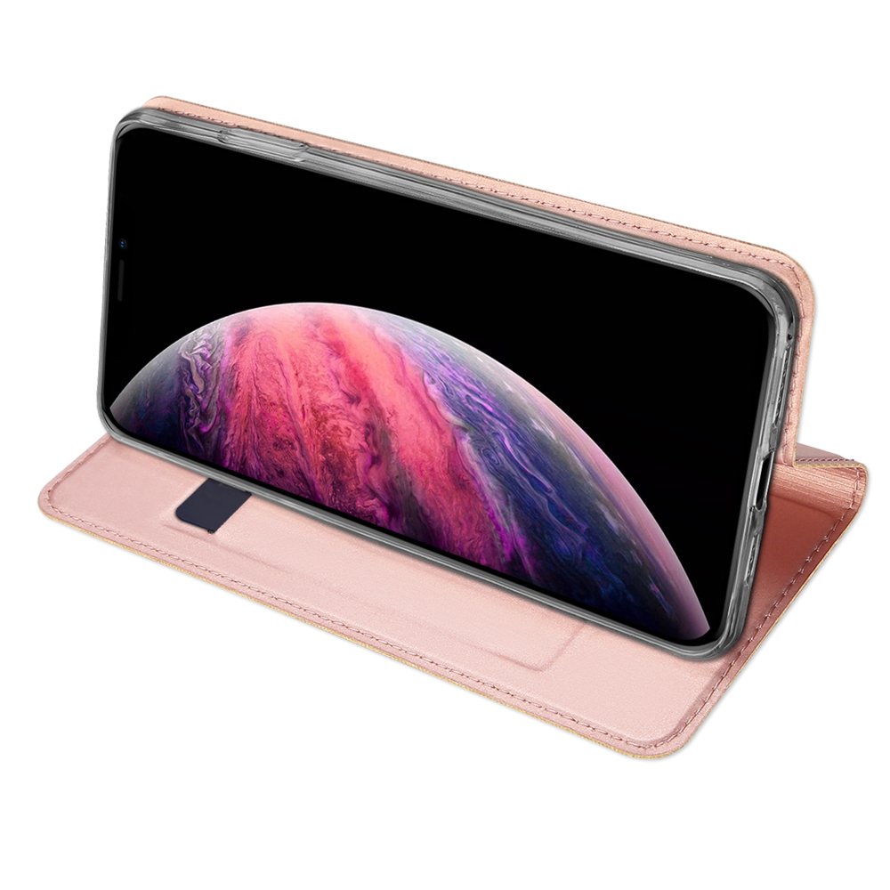 Etui zamykane z klapką i magnesem Dux Ducis Skin Pro różowy Apple iPhone 11 Pro Max / 5 Etui zamykane z klapką i magnesem Dux Ducis Skin Pro różowy Apple iPhone 11 Pro Max / 5