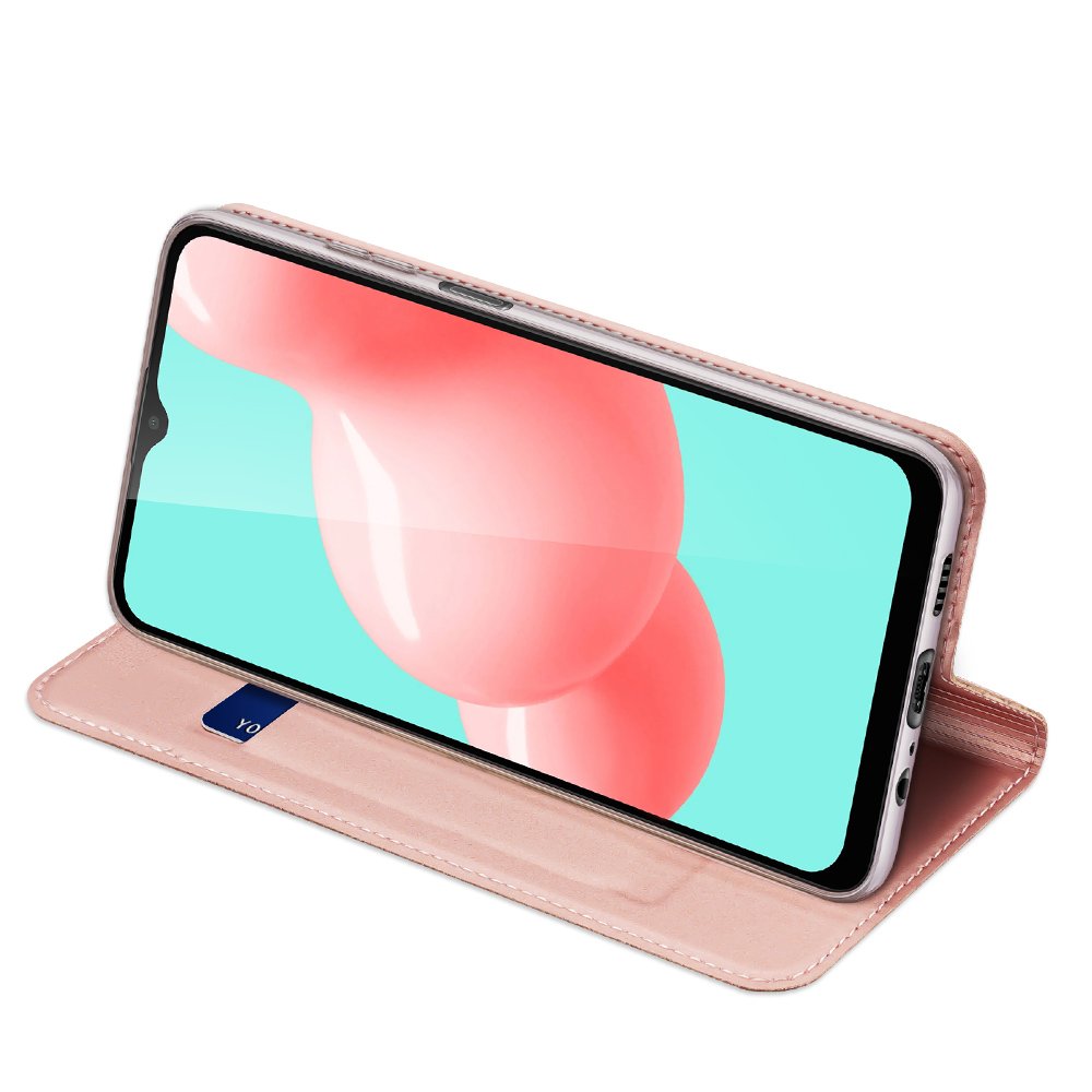 Etui zamykane z klapk� i magnesem Dux Ducis Skin Pro r�owy Samsung A32 5G / 6