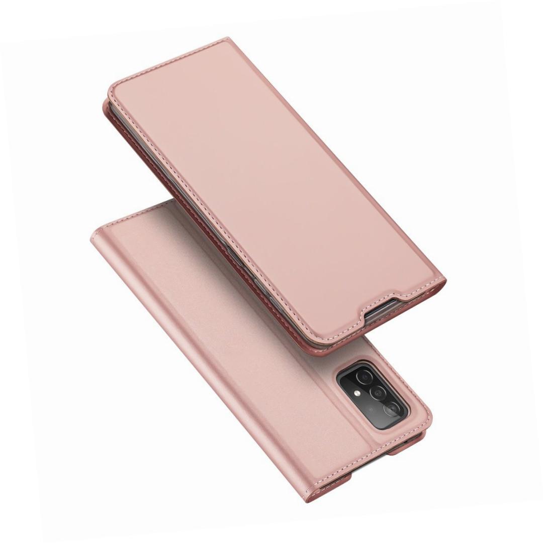 Etui zamykane z klapk� i magnesem Dux Ducis Skin Pro r�owy Samsung Galaxy A52S 5G