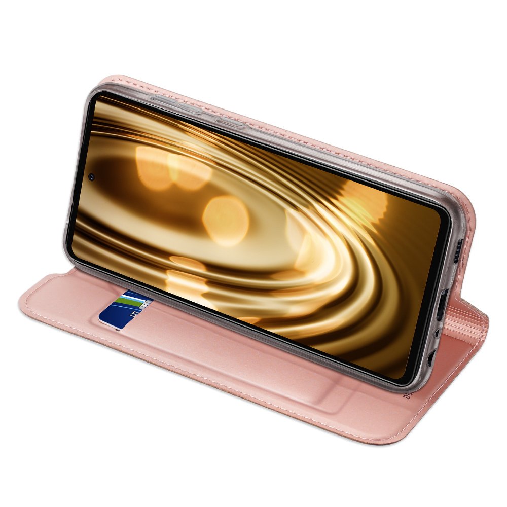 Etui zamykane z klapk� i magnesem Dux Ducis Skin Pro r�owy Samsung A72 / 6