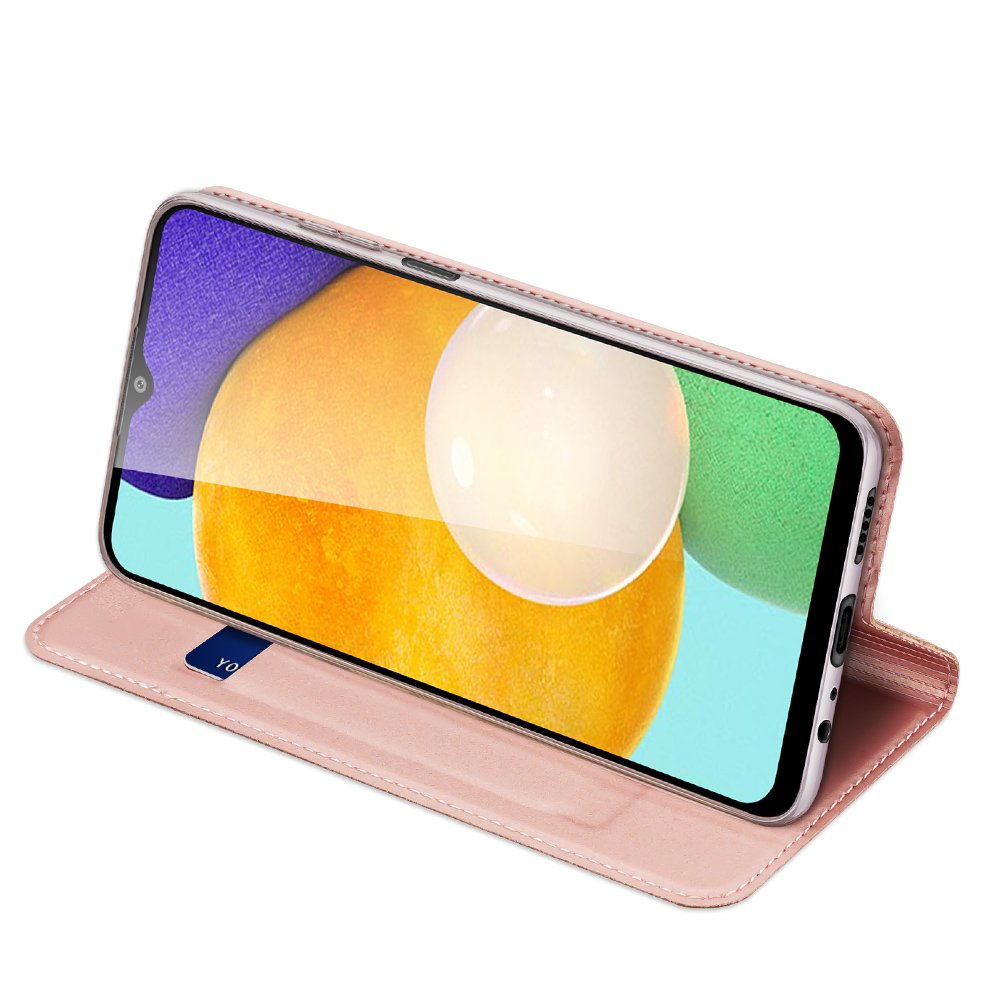 Etui zamykane z klapką i magnesem Dux Ducis Skin Pro różowy Samsung Galaxy A03s / 6 Etui zamykane z klapką i magnesem Dux Ducis Skin Pro różowy Samsung Galaxy A03s / 6