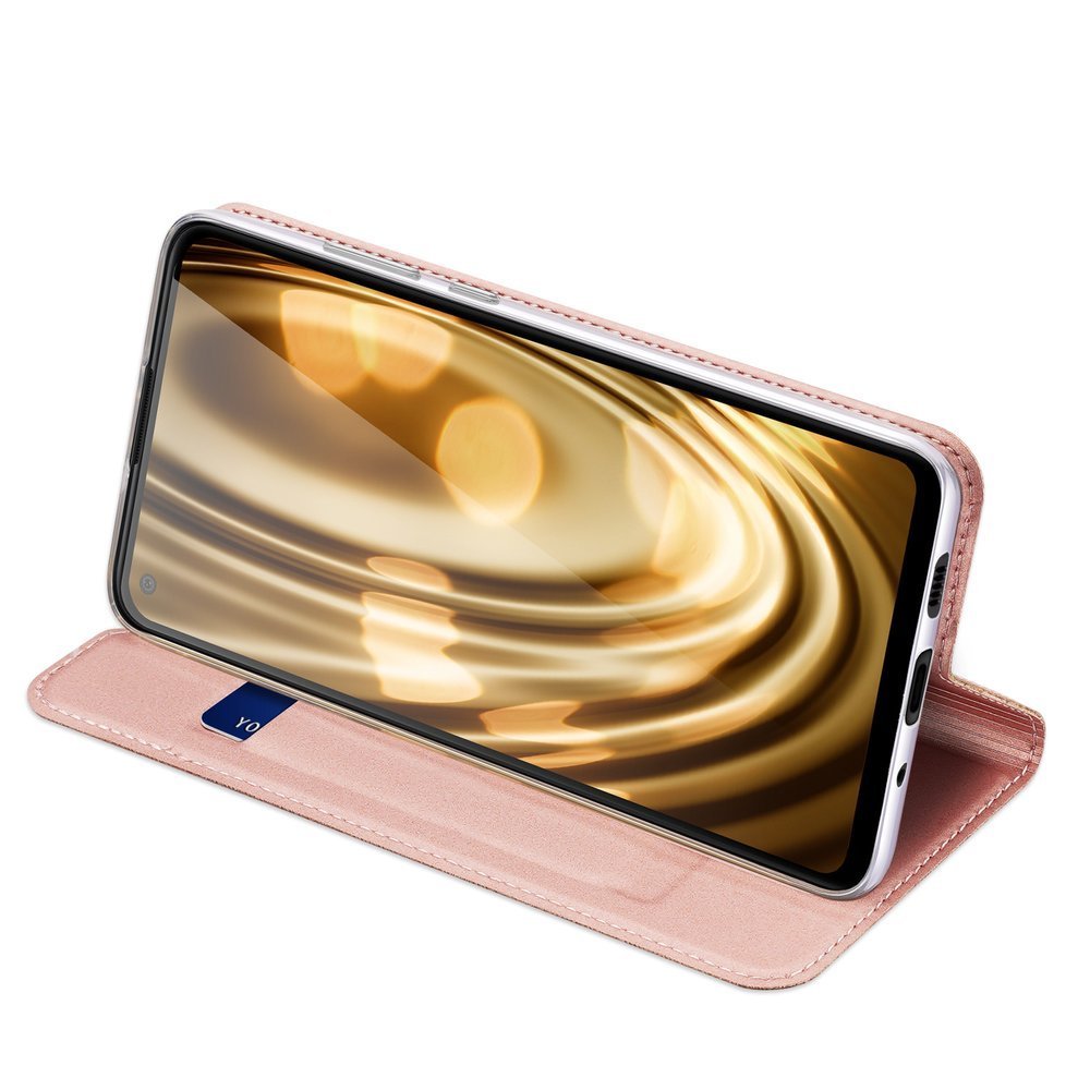 Etui zamykane z klapk� i magnesem Dux Ducis Skin Pro r�owy Samsung Galaxy M11 / 4