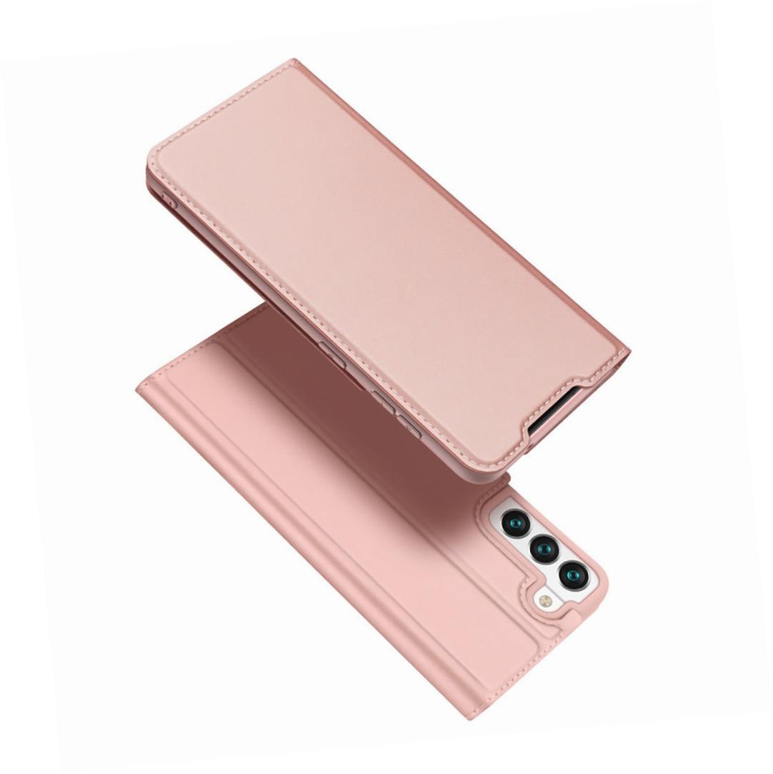 Etui zamykane z klapk� i magnesem Dux Ducis Skin Pro r�owy Samsung Galaxy S22