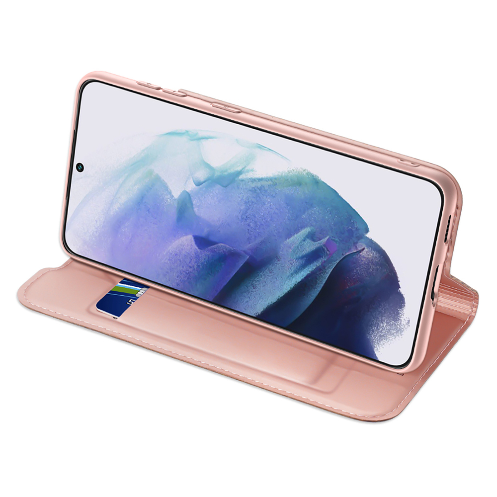 Etui zamykane z klapką i magnesem Dux Ducis Skin Pro różowy Samsung Galaxy S22 Plus / 6 Etui zamykane z klapką i magnesem Dux Ducis Skin Pro różowy Samsung Galaxy S22 Plus / 6