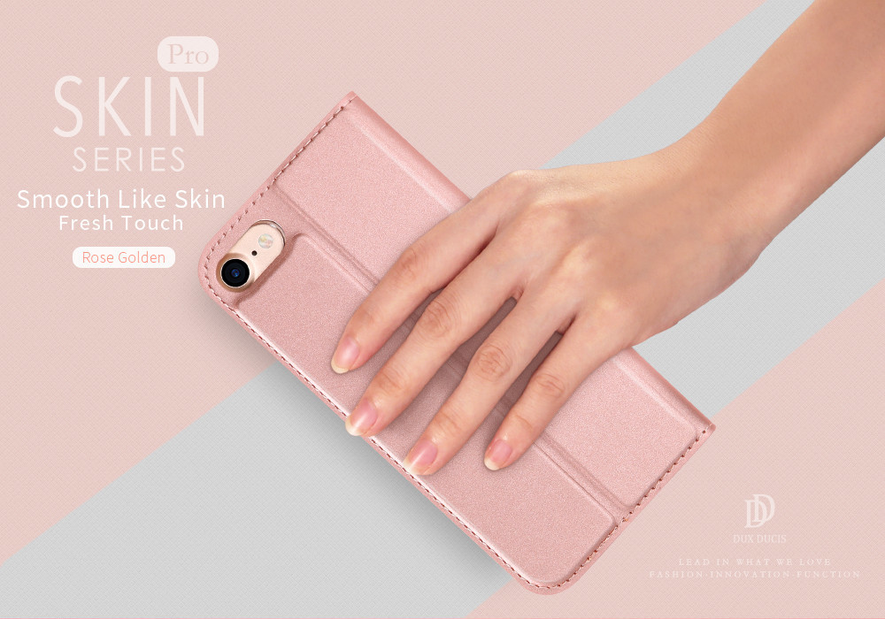 Etui zamykane z klapk i magnesem Dux Ducis Skin Pro rowy Xiaomi 12 Lite / 7