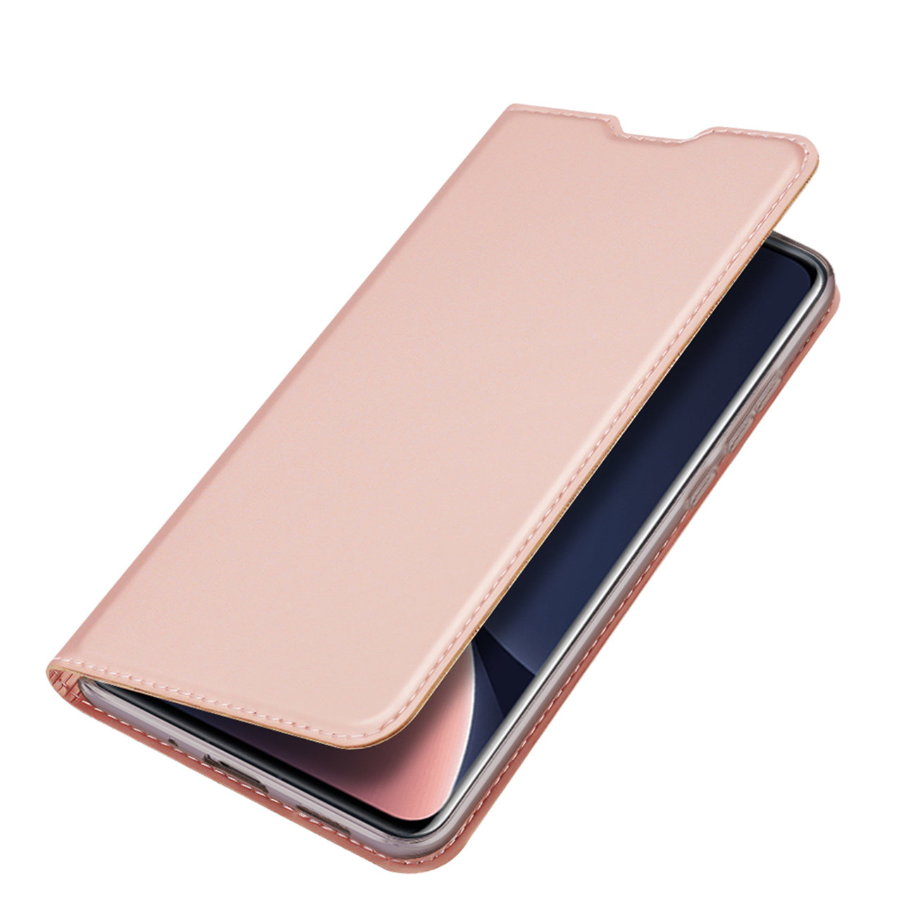 Etui zamykane z klapk� i magnesem Dux Ducis Skin Pro r�owy Xiaomi 12 Pro / 4