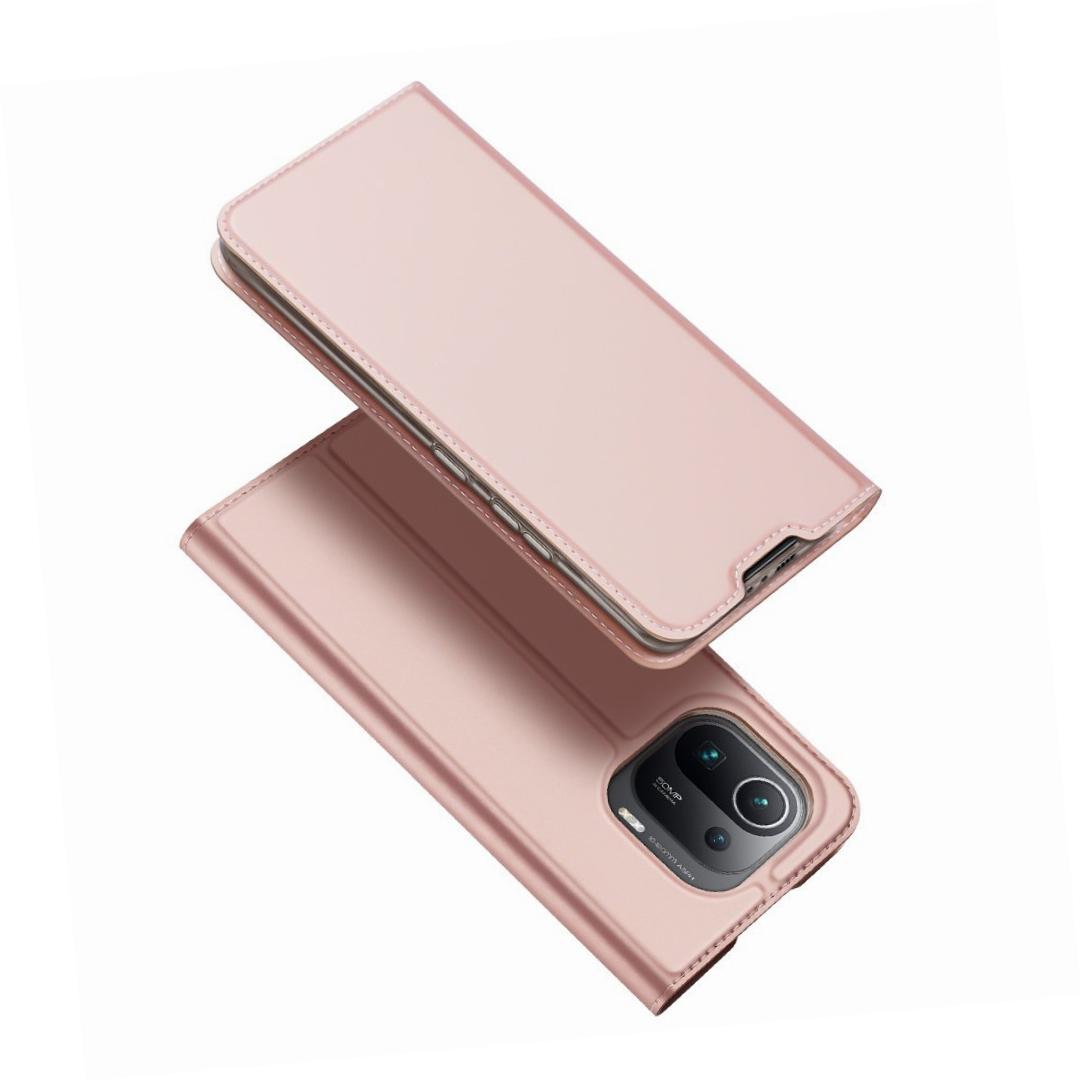 Etui zamykane z klapk� i magnesem Dux Ducis Skin Pro r�owy Xiaomi Mi 11 Pro