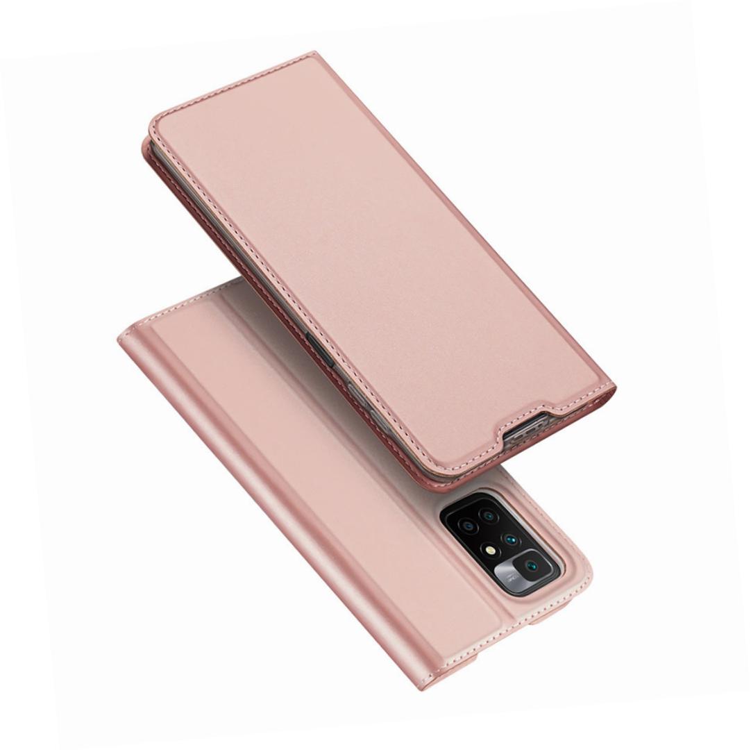 Etui zamykane z klapką i magnesem Dux Ducis Skin Pro różowy Xiaomi Redmi 10 Etui zamykane z klapką i magnesem Dux Ducis Skin Pro różowy Xiaomi Redmi 10