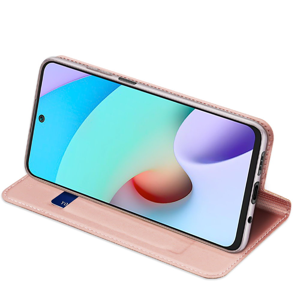 Etui zamykane z klapką i magnesem Dux Ducis Skin Pro różowy Xiaomi Redmi 10 / 7 Etui zamykane z klapką i magnesem Dux Ducis Skin Pro różowy Xiaomi Redmi 10 / 7