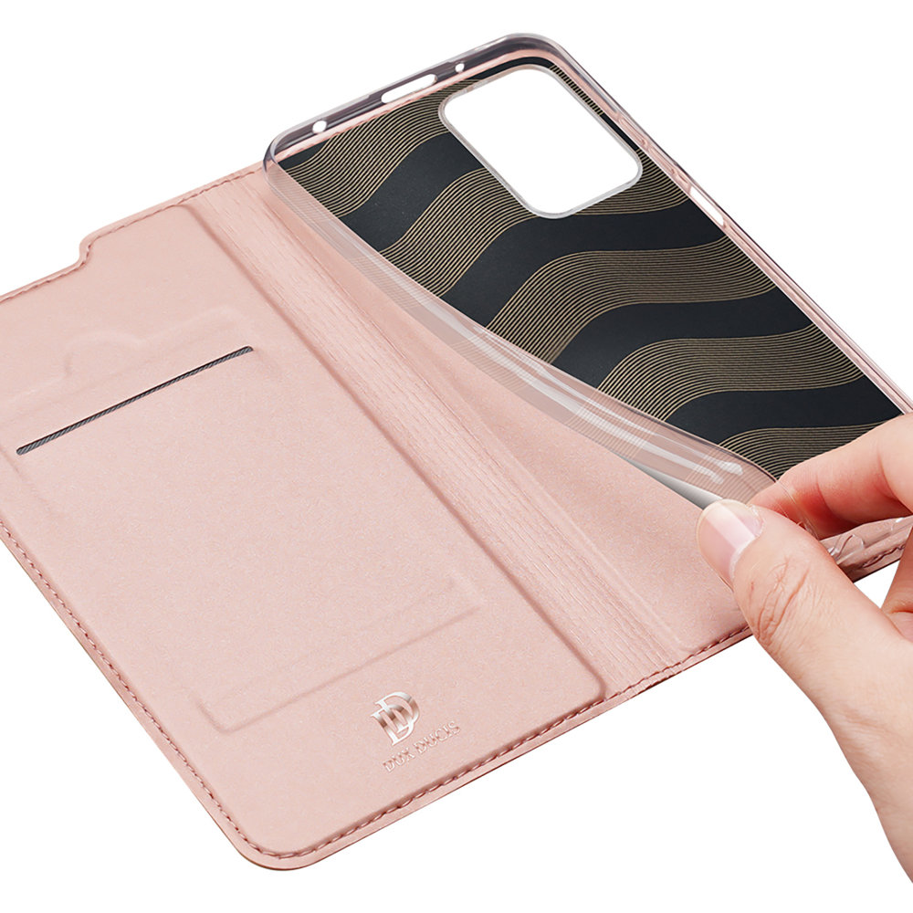 Etui zamykane z klapką i magnesem Dux Ducis Skin Pro różowy Xiaomi Redmi 10 / 8 Etui zamykane z klapką i magnesem Dux Ducis Skin Pro różowy Xiaomi Redmi 10 / 8