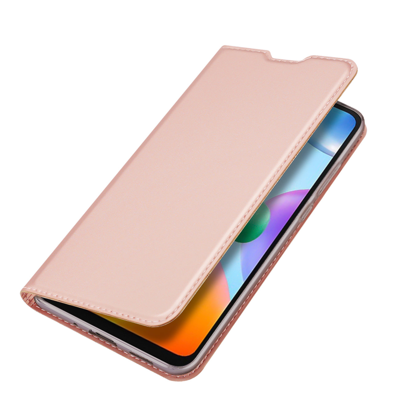 Etui zamykane z klapk� i magnesem Dux Ducis Skin Pro r�owy Xiaomi Redmi 10C / 7