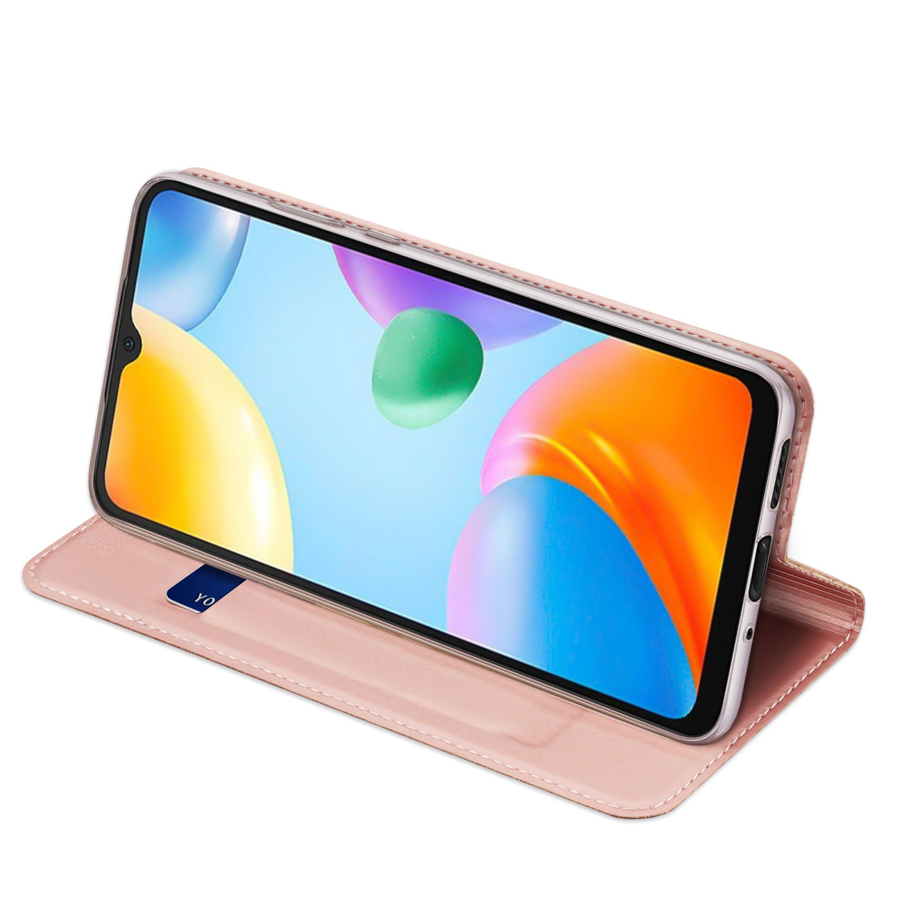 Etui zamykane z klapk� i magnesem Dux Ducis Skin Pro r�owy Xiaomi Redmi 10C / 8