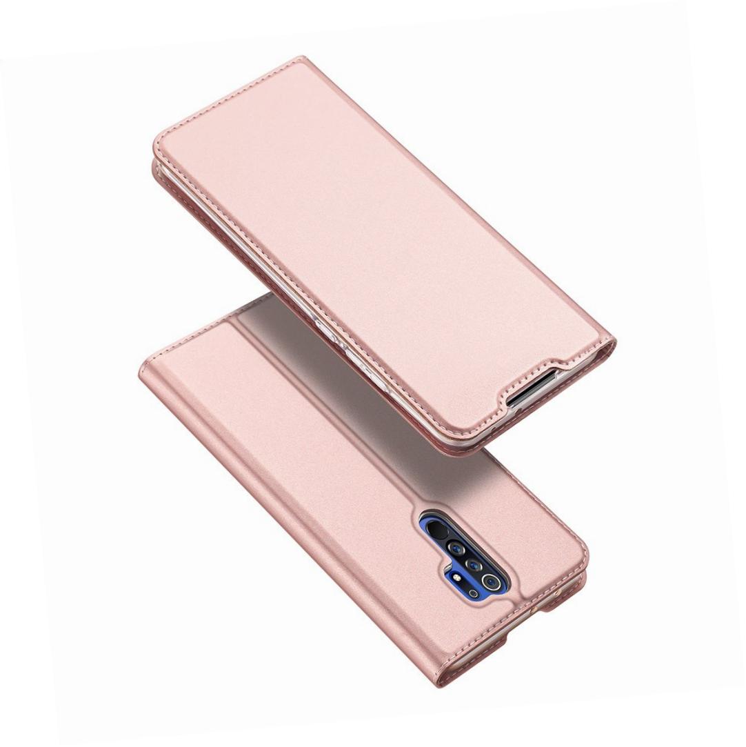 Etui zamykane z klapk� i magnesem Dux Ducis Skin Pro r�owy Xiaomi Redmi 9