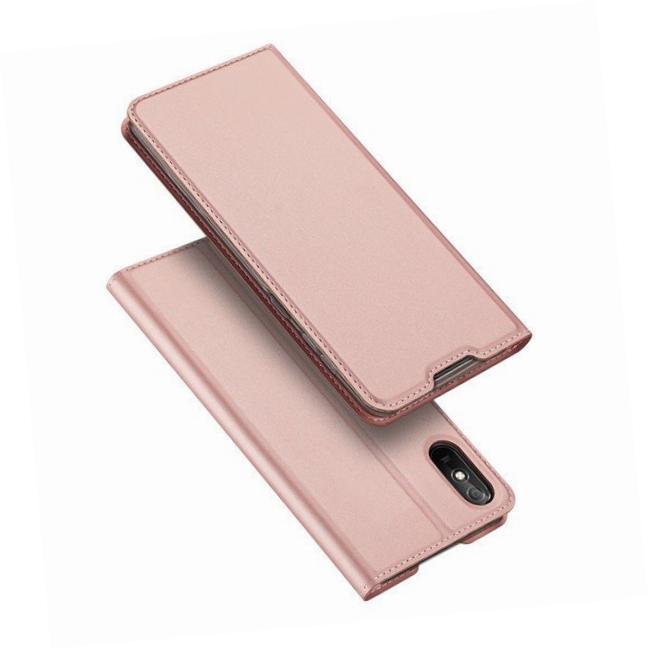Etui zamykane z klapk� i magnesem Dux Ducis Skin Pro r�owy Xiaomi Redmi 9A