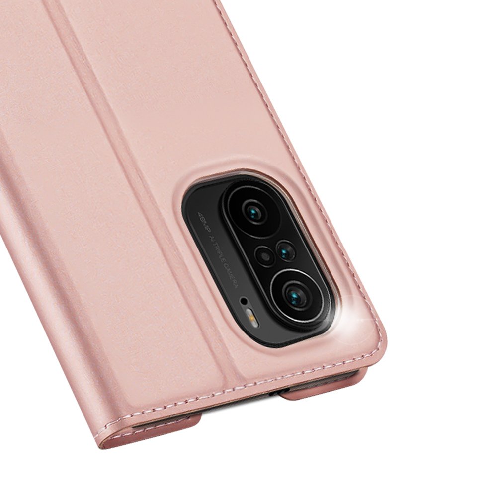 Etui zamykane z klapk� i magnesem Dux Ducis Skin Pro r�owy Xiaomi Redmi K40 / 3