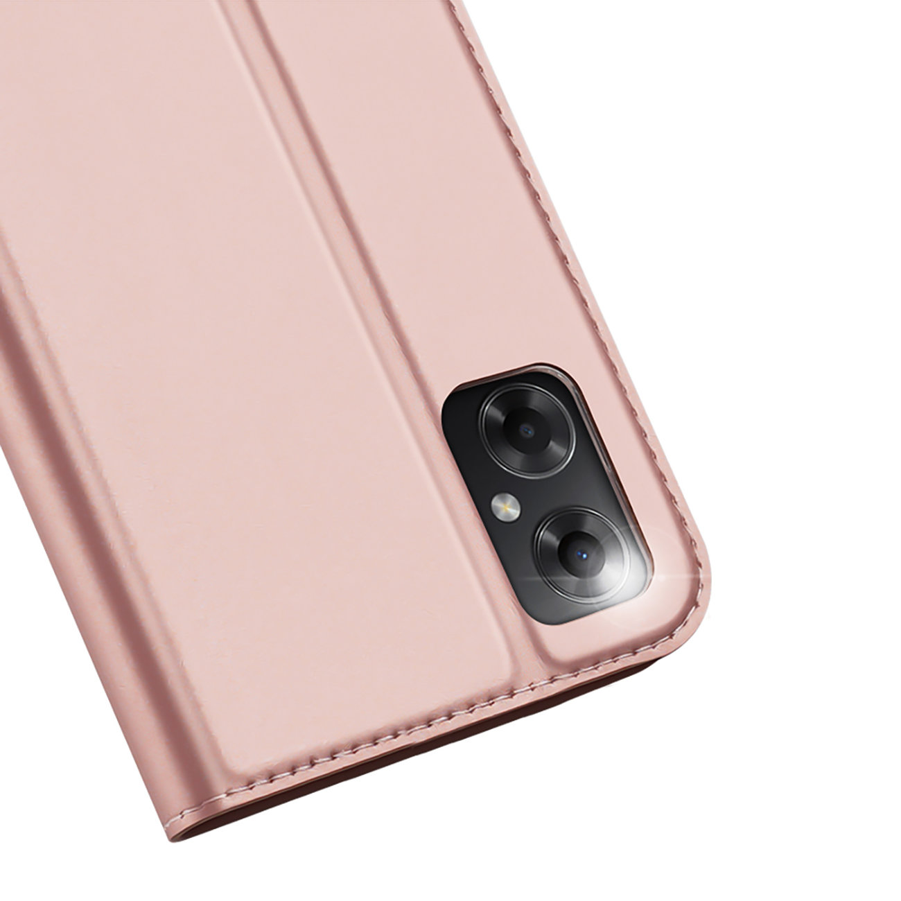 Etui zamykane z klapk� i magnesem Dux Ducis Skin Pro r�owy Xiaomi Redmi Note 11E / 3
