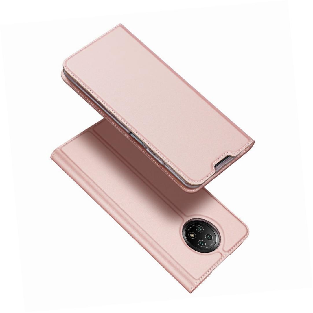 Etui zamykane z klapk� i magnesem Dux Ducis Skin Pro r�owy Xiaomi Redmi Note 9T 5G