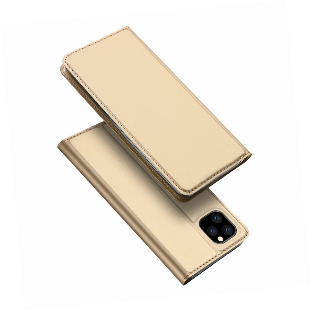 Etui zamykane z klapką i magnesem Dux Ducis Skin Pro złoty Apple iPhone 11 Pro Max Etui zamykane z klapką i magnesem Dux Ducis Skin Pro złoty Apple iPhone 11 Pro Max