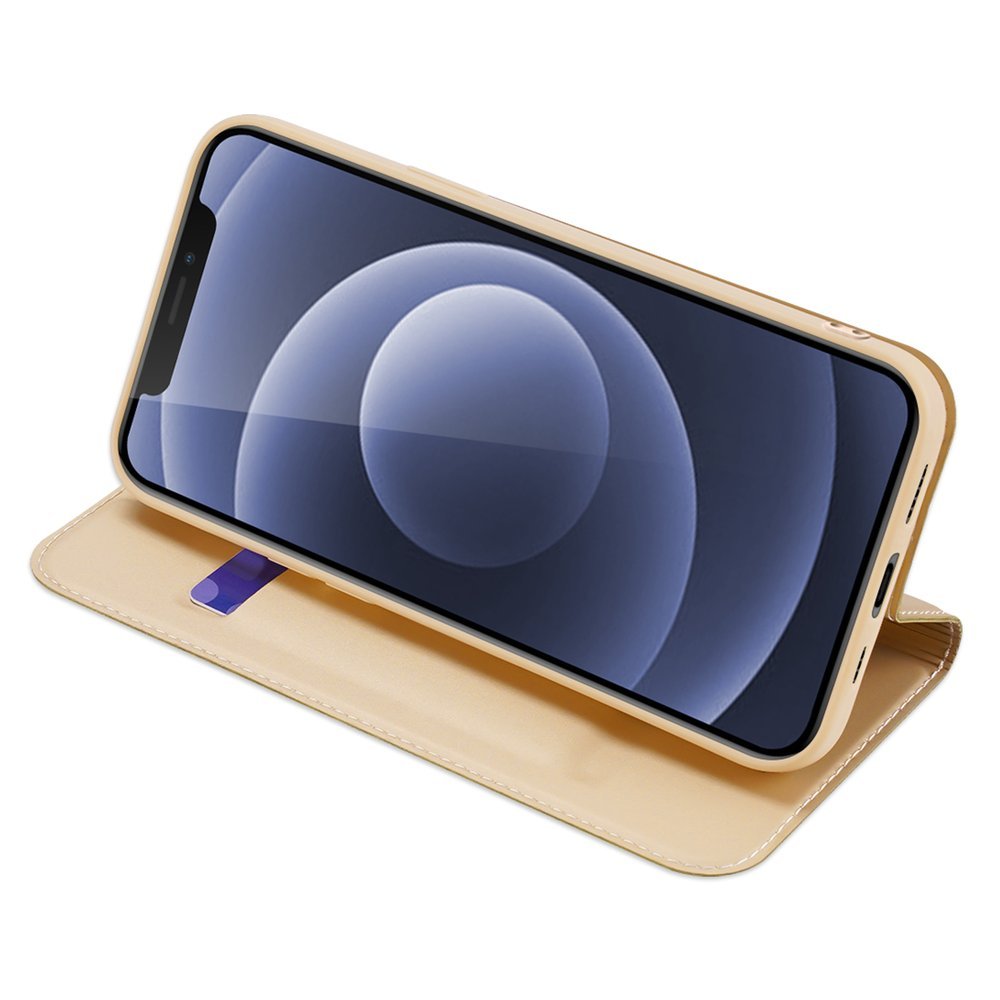 Etui zamykane z klapk i magnesem Dux Ducis Skin Pro zoty Apple iPhone 13 / 4