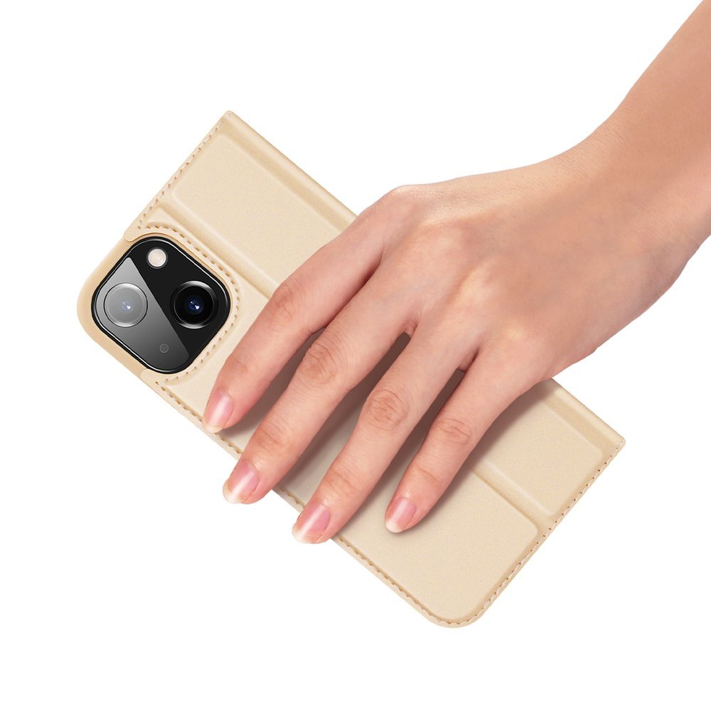 Etui zamykane z klapk i magnesem Dux Ducis Skin Pro zoty Apple iPhone 13 / 7