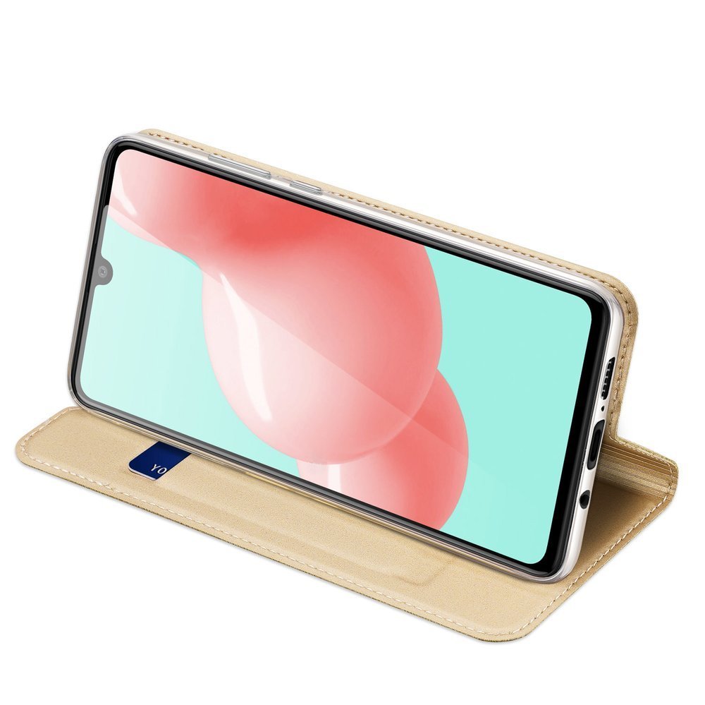 Etui zamykane z klapką i magnesem Dux Ducis Skin Pro złoty Samsung Galaxy A41 / 5 Etui zamykane z klapką i magnesem Dux Ducis Skin Pro złoty Samsung Galaxy A41 / 5