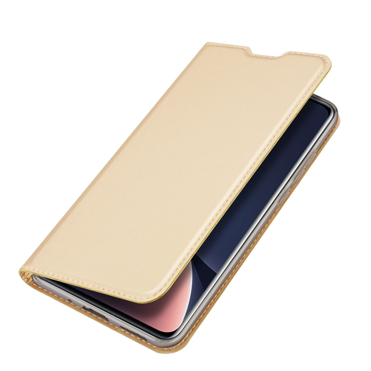 Etui zamykane z klapk i magnesem Dux Ducis Skin Pro zoty Xiaomi 12 Pro / 4