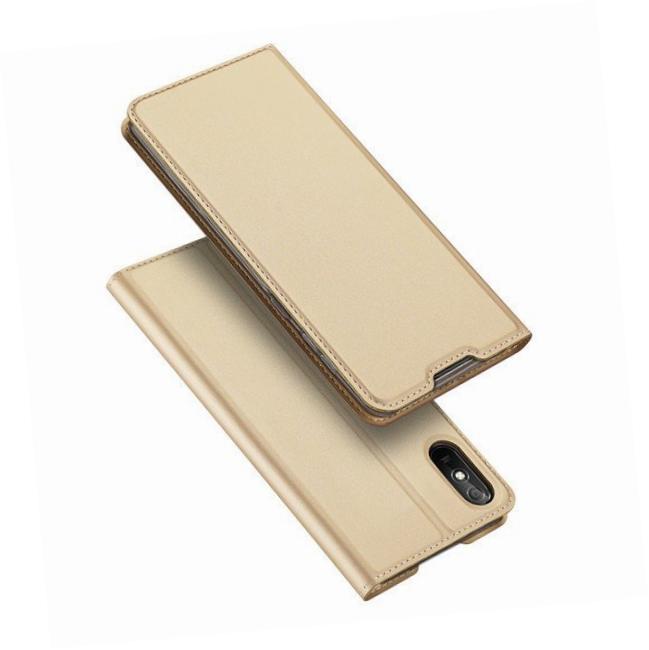 Etui zamykane z klapk� i magnesem Dux Ducis Skin Pro z�oty Xiaomi Redmi 9A