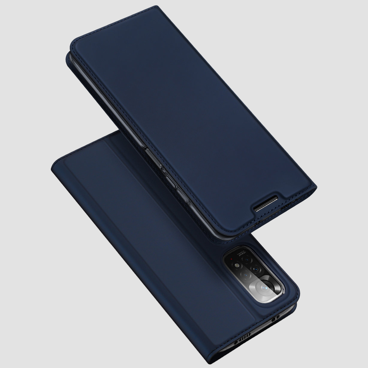 Etui zamykane z klapk� i magnesem Dux Ducis Skin Pro z�oty Xiaomi Redmi Note 11S / 12