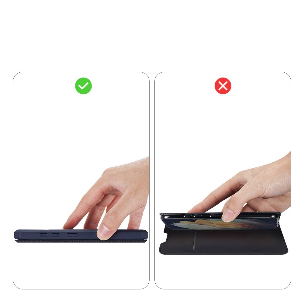 Pokrowiec Dux Ducis Skin X niebieski Samsung Galaxy S21 Ultra 5G / 11