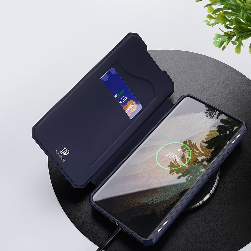 Pokrowiec Dux Ducis Skin X niebieski Samsung Galaxy S21 Ultra 5G / 7