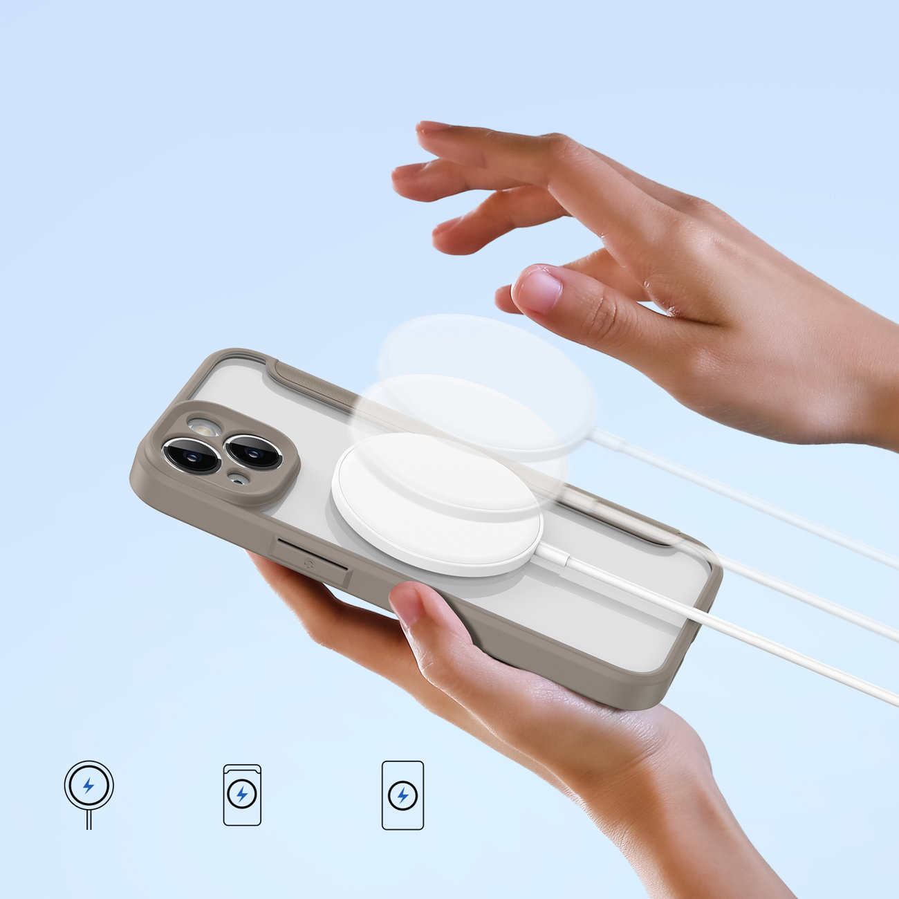 Pokrowiec Dux Ducis Skin X Pro be�owy Apple iPhone 14 / 4