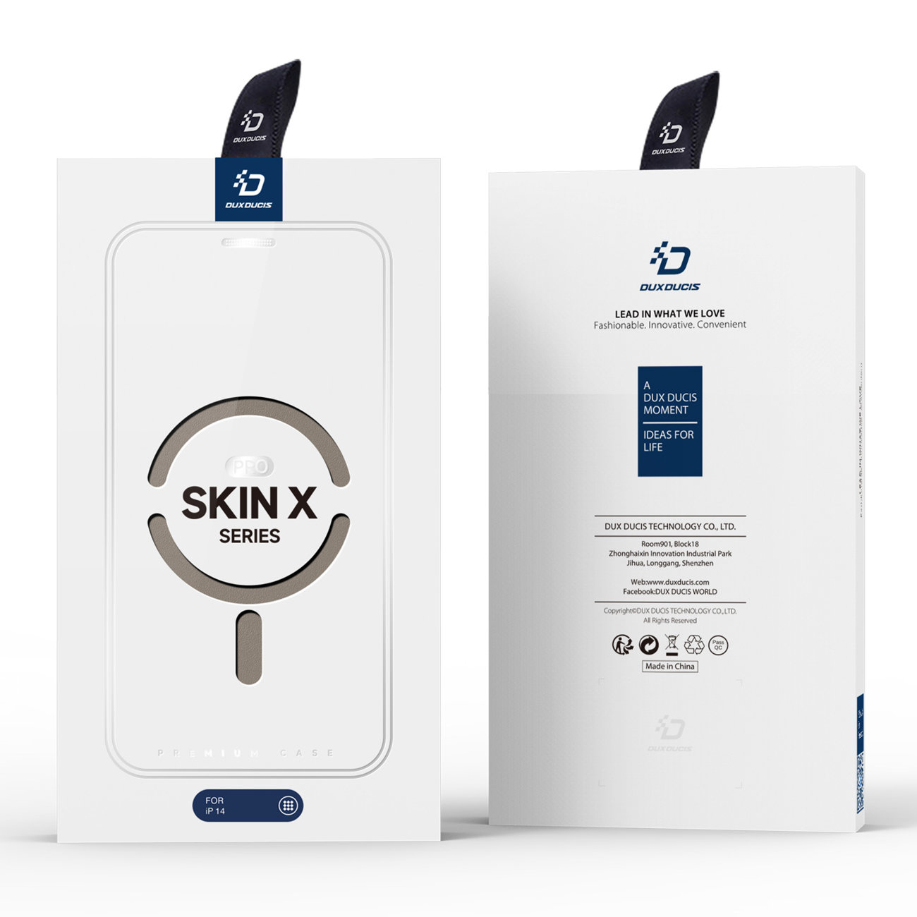 Pokrowiec Dux Ducis Skin X Pro beowy Apple iPhone 14 / 5