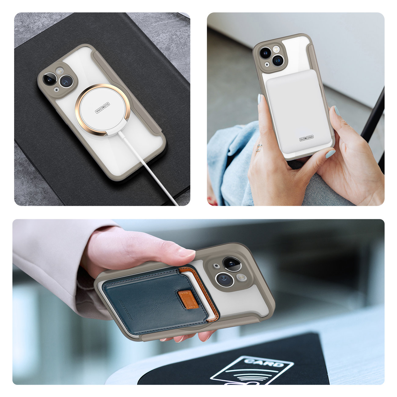 Pokrowiec Dux Ducis Skin X Pro be�owy Apple iPhone 14 / 7