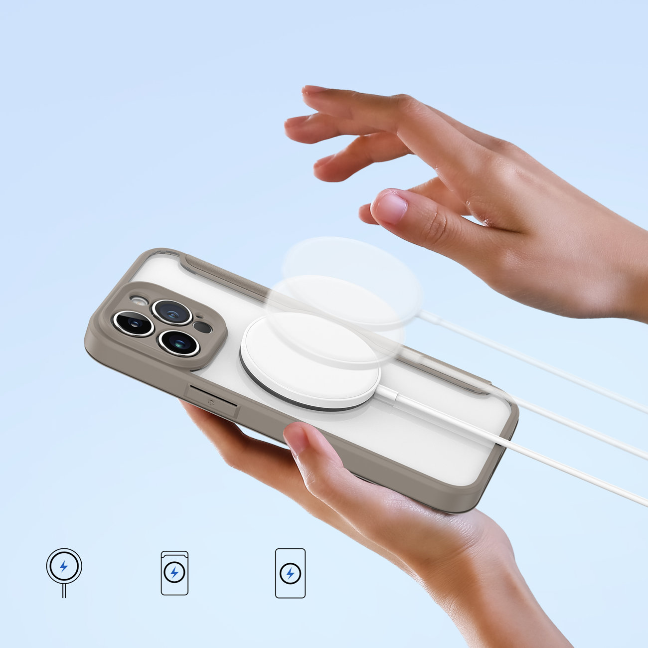 Pokrowiec Dux Ducis Skin X Pro beżowy Apple iPhone 14 Pro Max / 4 Pokrowiec Dux Ducis Skin X Pro beżowy Apple iPhone 14 Pro Max / 4