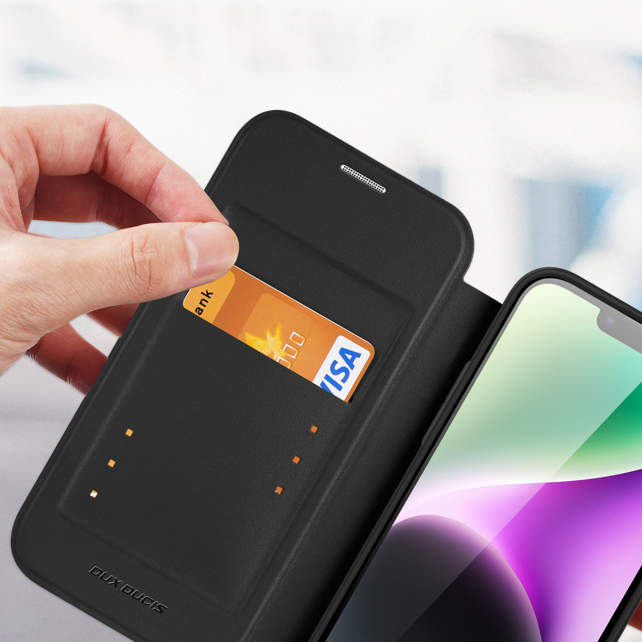 Pokrowiec Dux Ducis Skin X Pro czarny Apple iPhone 14 / 9