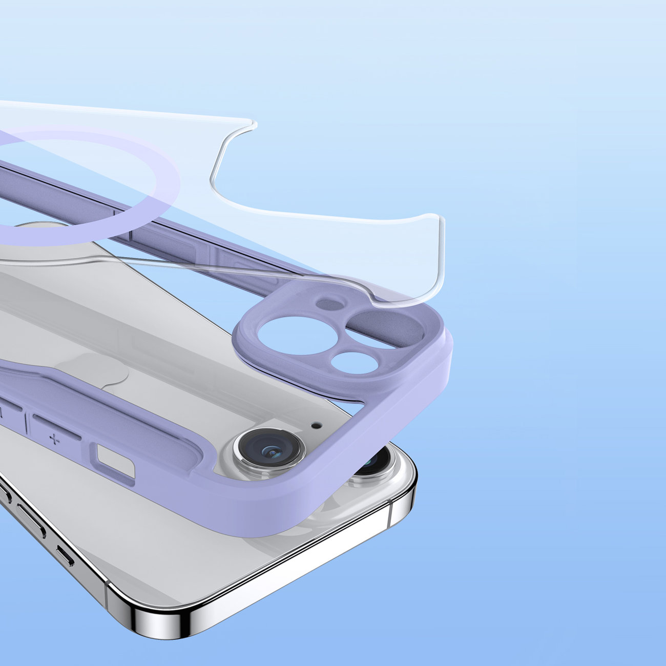 Pokrowiec Dux Ducis Skin X Pro fioletowy Apple iPhone 14 / 11