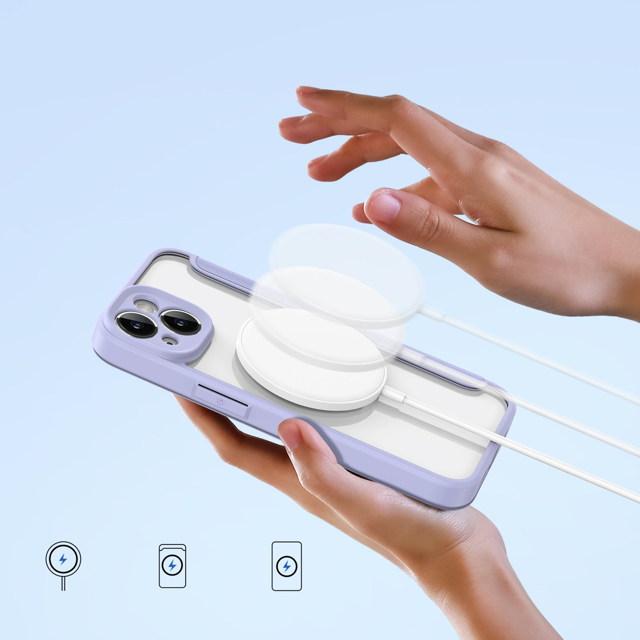 Pokrowiec Dux Ducis Skin X Pro fioletowy Apple iPhone 14 / 4