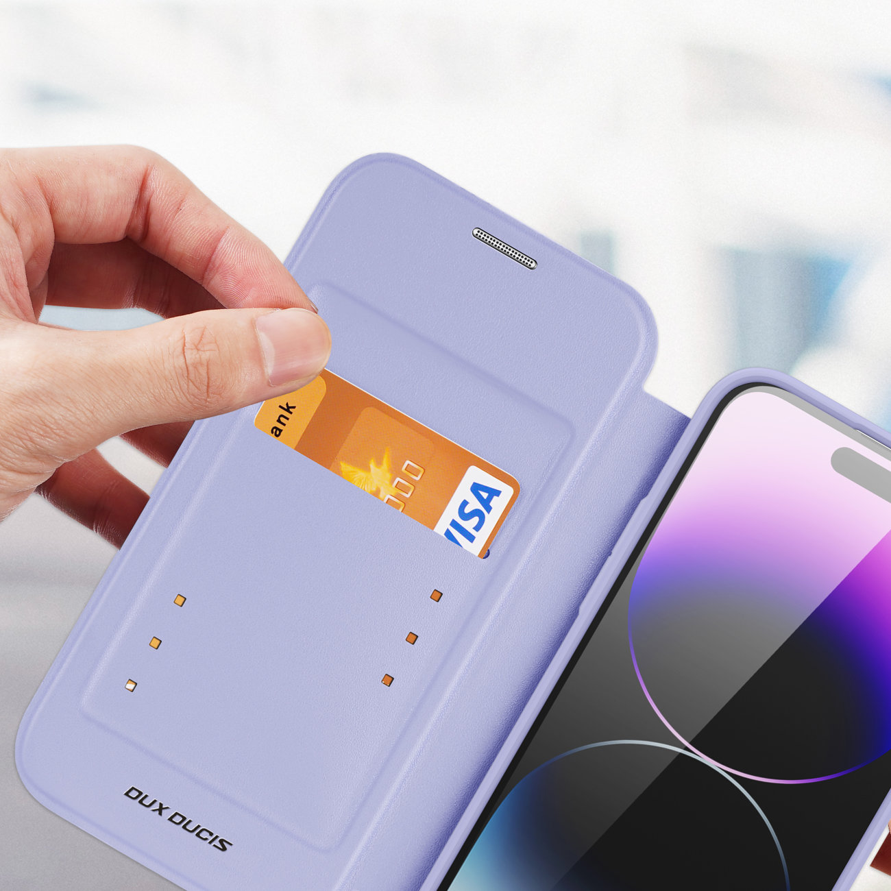 Pokrowiec Dux Ducis Skin X Pro fioletowy Apple iPhone 14 Pro Max / 10