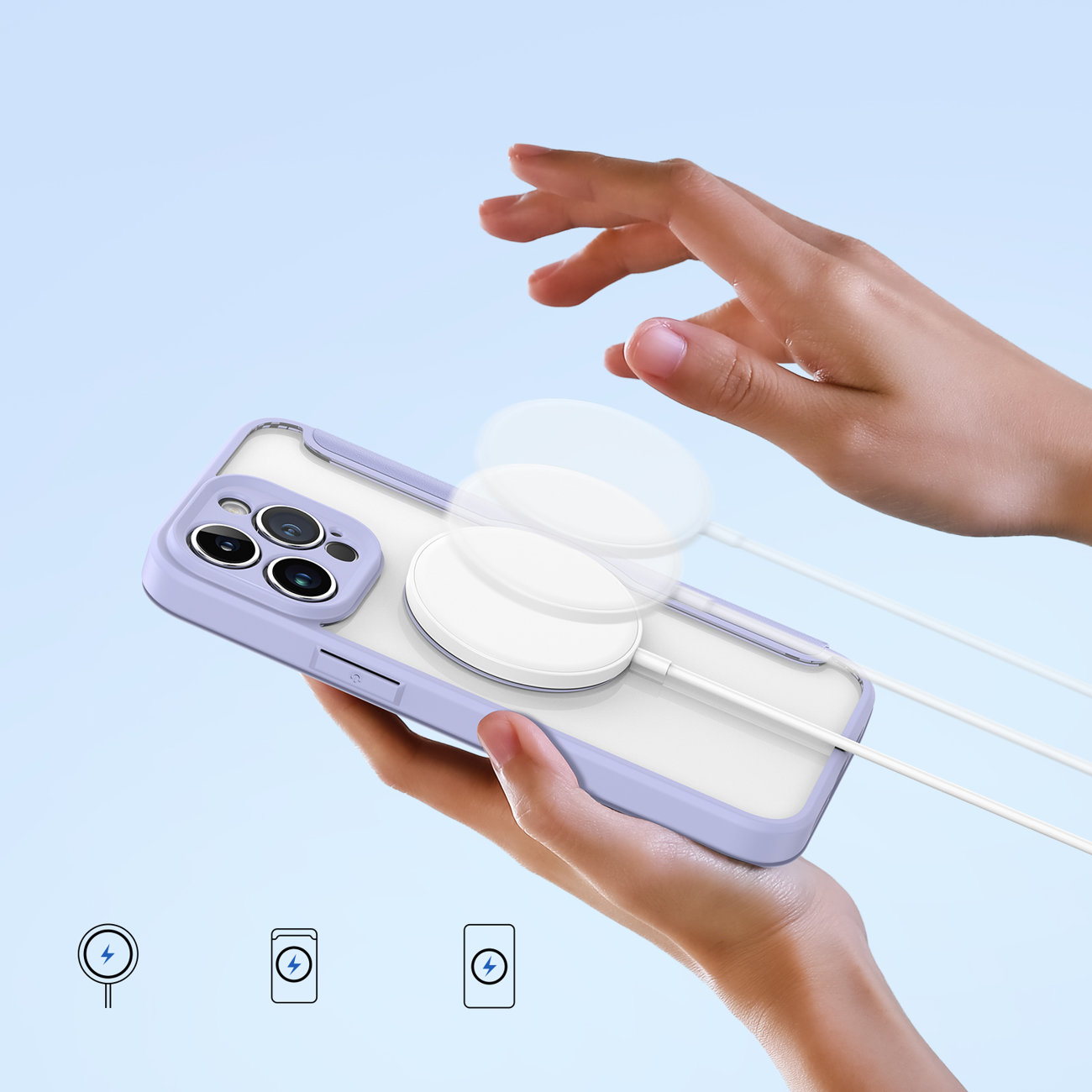 Pokrowiec Dux Ducis Skin X Pro fioletowy Apple iPhone 14 Pro Max / 4