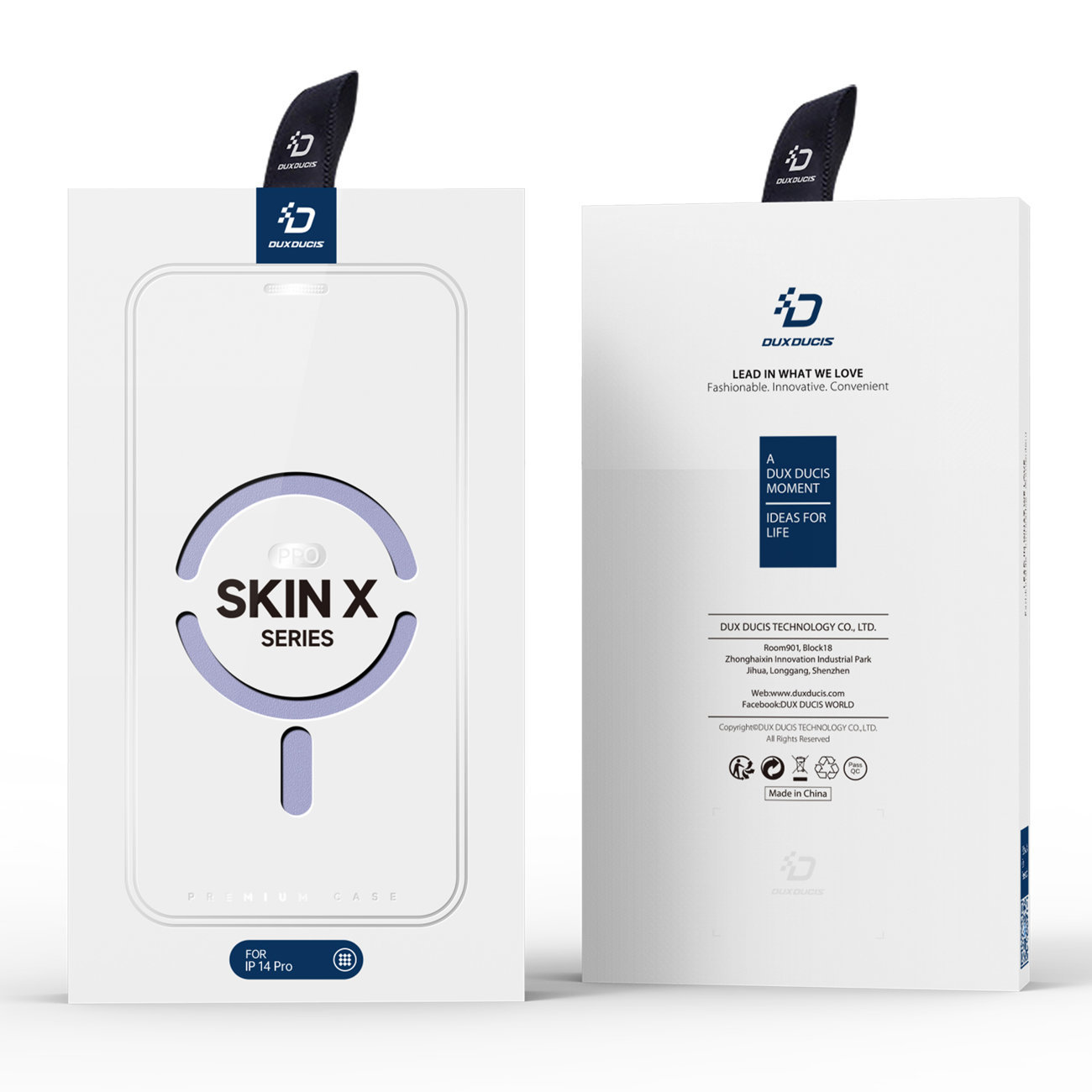 Pokrowiec Dux Ducis Skin X Pro fioletowy Apple iPhone 14 / 4