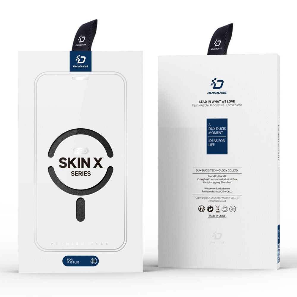 Pokrowiec Dux Ducis Skin X Pro MagSafe czarny Apple iPhone 15 / 12