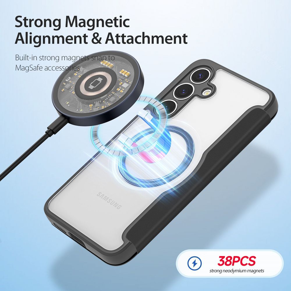 Pokrowiec Dux Ducis Skin X Pro MagSafe czarny Samsung Galaxy S25 / 4