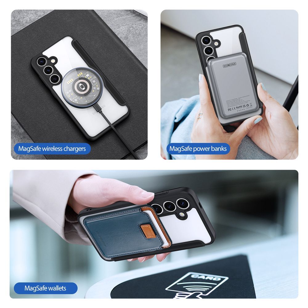 Pokrowiec Dux Ducis Skin X Pro MagSafe czarny Samsung Galaxy S25 / 5