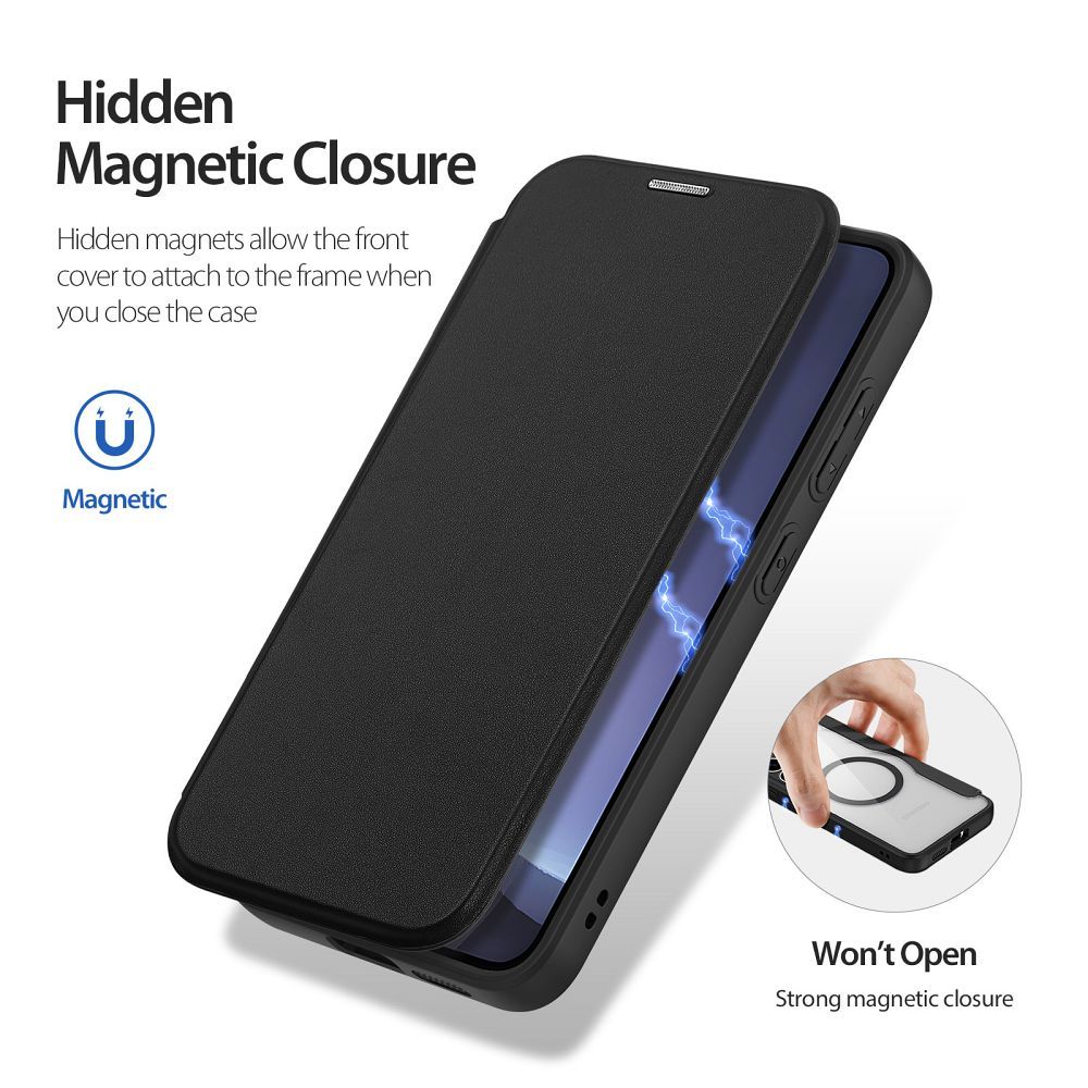 Pokrowiec Dux Ducis Skin X Pro MagSafe czarny Samsung Galaxy S25 / 7