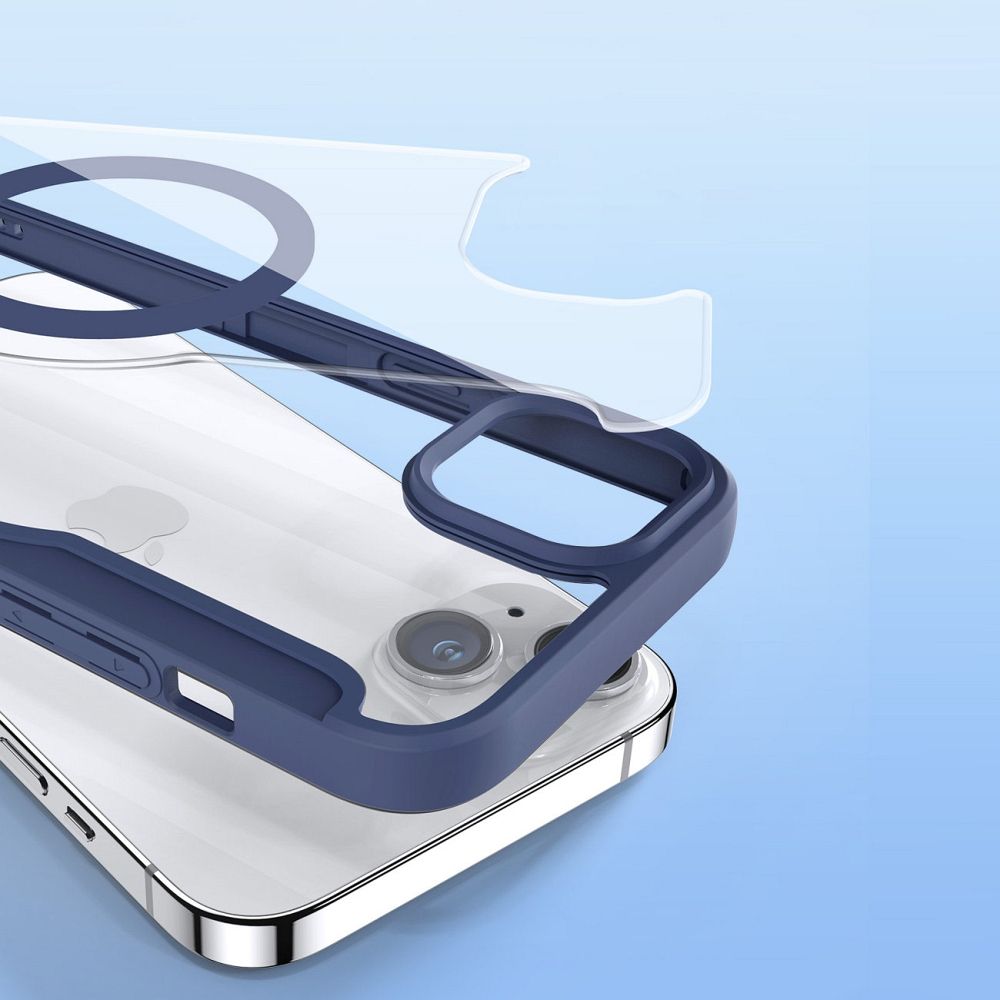 Pokrowiec Dux Ducis Skin X Pro MagSafe niebieski Apple iPhone 15 / 10